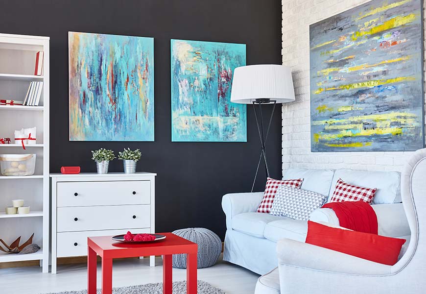 creer-ambiance-apaisante-tableaux-contemporains